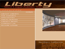 Tablet Screenshot of libertymedlegal.com